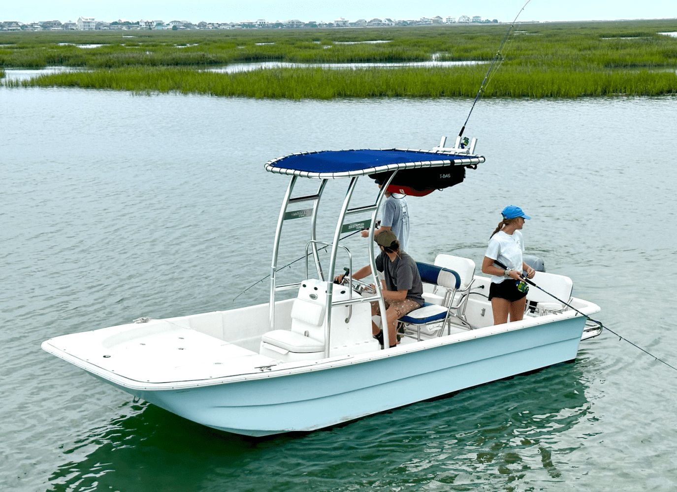 a small boat in a body of water