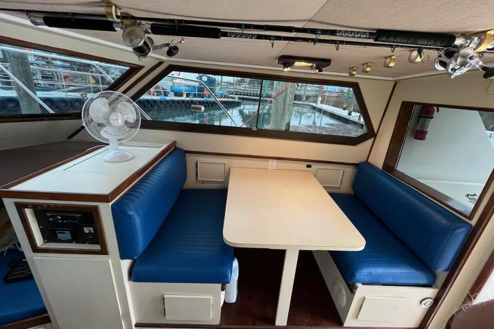 a laptop computer sitting on top of a car