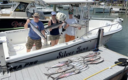 Family Enjoying Fishing Adventure At Murrells Inlet