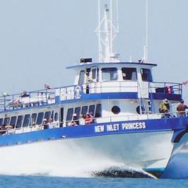 a large ship in a body of water