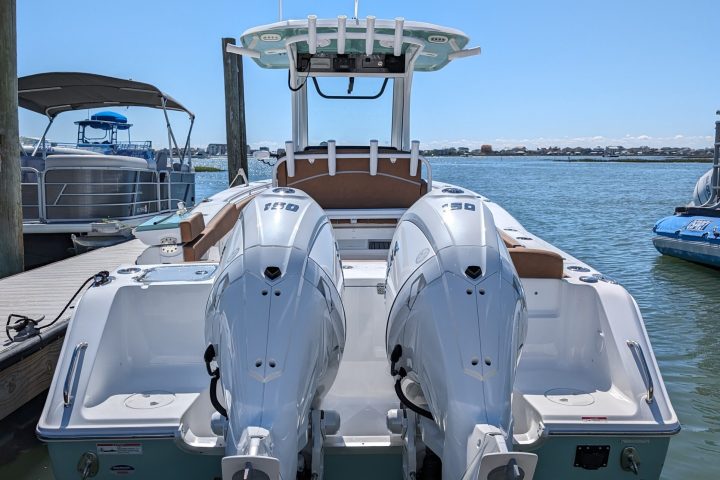 a boat on a body of water