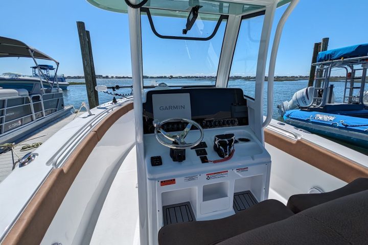 a train that is sitting on a chair