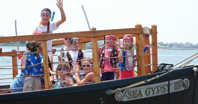 a group of people on a boat